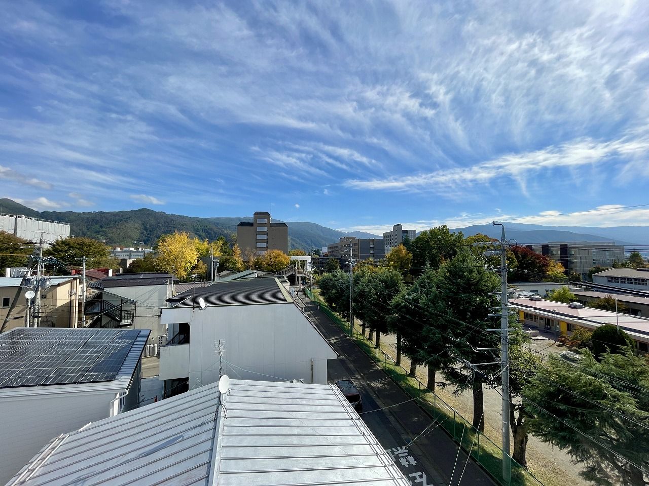 屋上からの眺望 西側