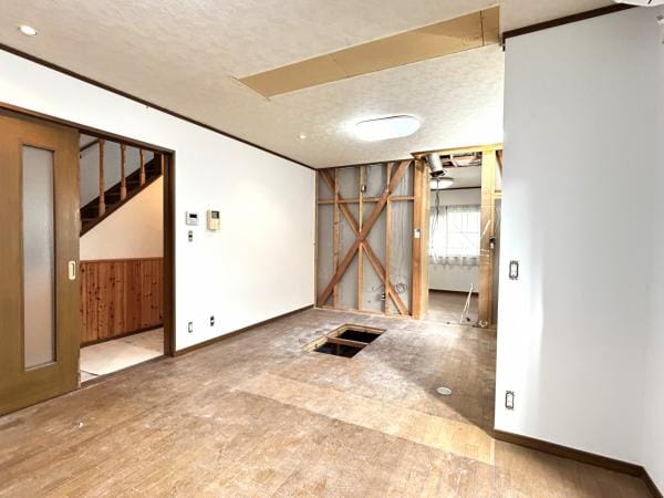 リビング リフォーム中