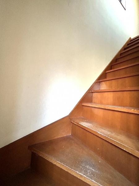 階段リフォーム中