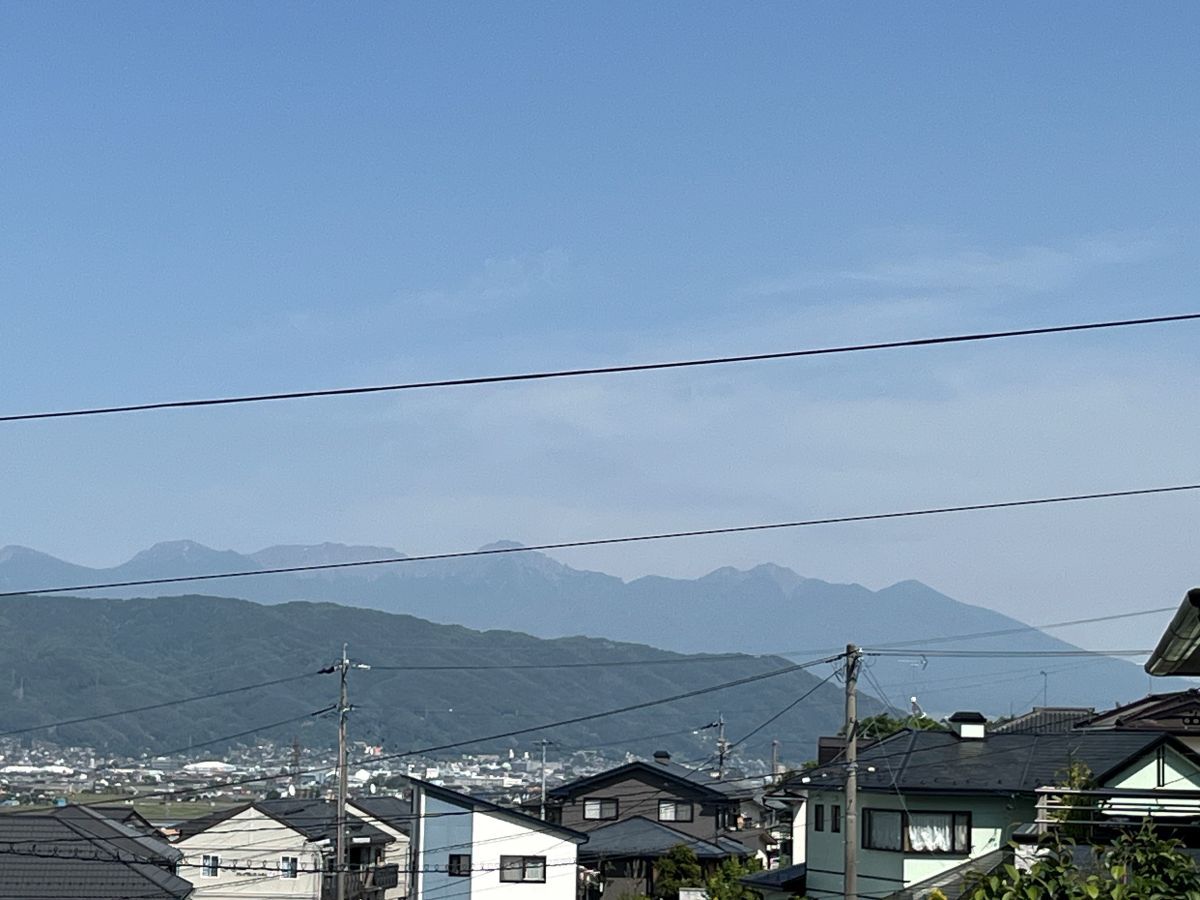 2階から八ヶ岳を望む