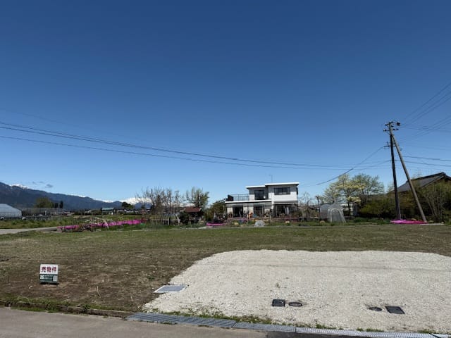 南側から撮影(春)